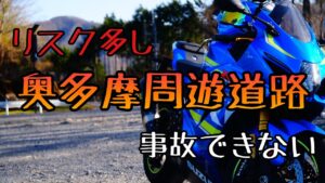 モトブログ #0192 楽しいけどハイリスク！奥多摩周遊道路【GSX-R1000R】