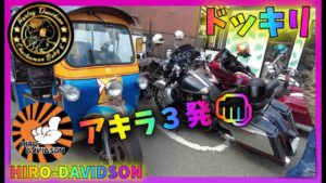 【ﾓﾄﾌﾞﾛｸﾞ★184】ハーレーモトブロガーチュッチュマンベイビーKさんにブッコミに行く！