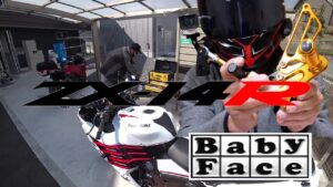 [モトブログ]ZX-14Rカスタム動画第１弾‼Baby-faceバックステップ取り付け動画