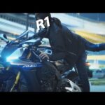 【R1M女子】初めての大黒、ハイウェイ、うるさい私。《クロスプレーン》《バイク女子》| YAMAHA YZF-R1M AKRAPOVIC Sound