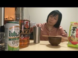 締めのハイボール＆あさげcmチャレンジ