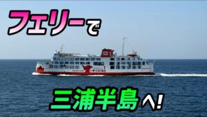 【モトブログ】フェリーで三浦半島まで行ってまぐろ食べてきました!【セロー】