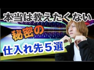 【せどり】秘密の仕入れ先紹介（楽天やドンキではなく、ライバルの少ないショップとリサーチ方法を紹介）