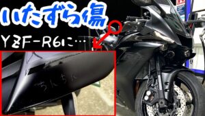 【いたずら傷】カメラに犯人が映っていました。【モトブログ】