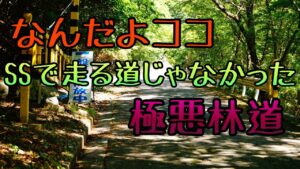 モトブログ #0216 転倒不可避！極悪林道【GSX-R1000R】