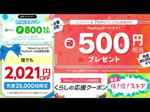 ヤフショせどり日曜日の日！！！2,021円クーポン、ポイントパーティーがアツい！！！