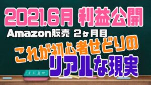2021.6月の副業せどりの利益、結果公開！これがリアルな実情。Amazon販売をはじめて2ヶ月、楽天ポイントせどり、店舗せどりなど今から副業せどりを始める方におすすめ【リベ大両学長おすすめ副業】