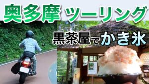 【バイク女子】7月上旬の奥多摩ツーリング！黒茶屋でかき氷(๑´ڡ`๑) ☆レブル☆Rebel250☆モトブログ☆女性ライダー☆ハーレー☆