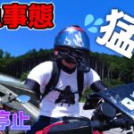 ツーリング中あまりの暑さにナビ停止！まさかの展開に半泣き...【モトブログ】