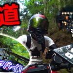 【モトブログ】絶叫しながら酷道を抜けた先の温泉が最高でした...【洞川温泉】