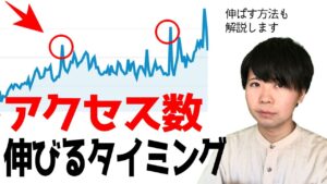 ブログのアクセス数が伸びるタイミング！0から1000PVまでの推移を紹介