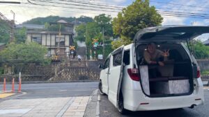 アルファードの中を改造した車で尾道へ行ってみた結果、道に迷い大汗かいたw