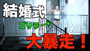 【大暴れ】ゴリラが乱入したら会場が○○になったww