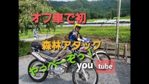 ＃1オフ車 で森林アタックFree Run Chopper ＃モトブログ