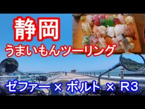 【大人のバイク女子】静岡で食い倒れ♡ツーリング【ゼファー750】【ボルト】【R3】モトブログ