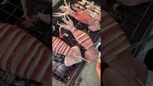 中秋節前的烤魷魚練習(當副業好像也不錯